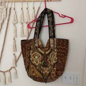 Boho tote bag from India